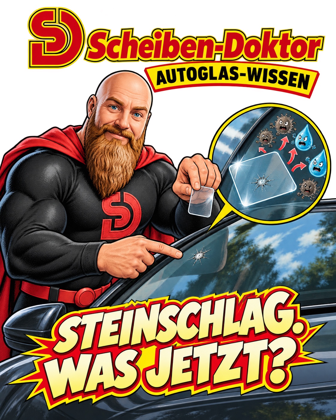 Steinschlag entdeckt: Die ersten Schritte bis zum Scheiben-Check
